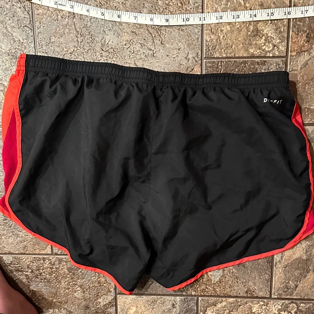 Nike Black and Red Athletic Shorts - Picture 4 of 6